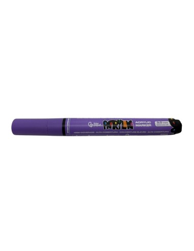 Rotulador Acrílico Liderpapel Punta Redonda 3 mm Malva