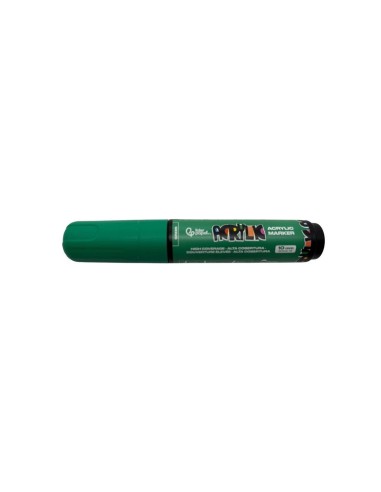 Rotulador Acrílico Liderpapel Punta Rectangular 10 mm Verde