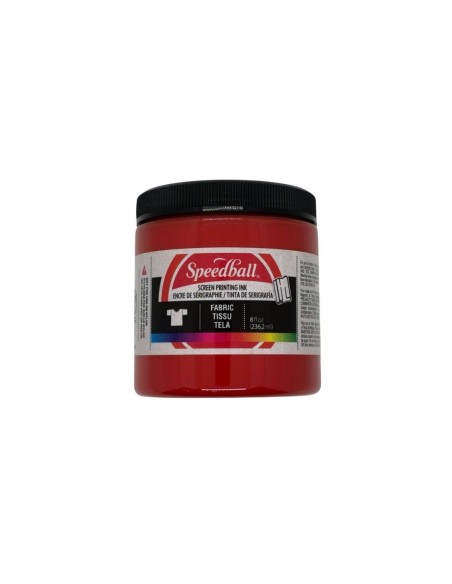Tinta Serigrafía Speedball Textil 237 ml Rojo