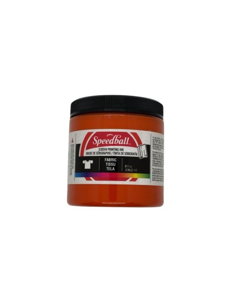 Tinta Serigrafía Speedball Textil 237 ml  Naranja
