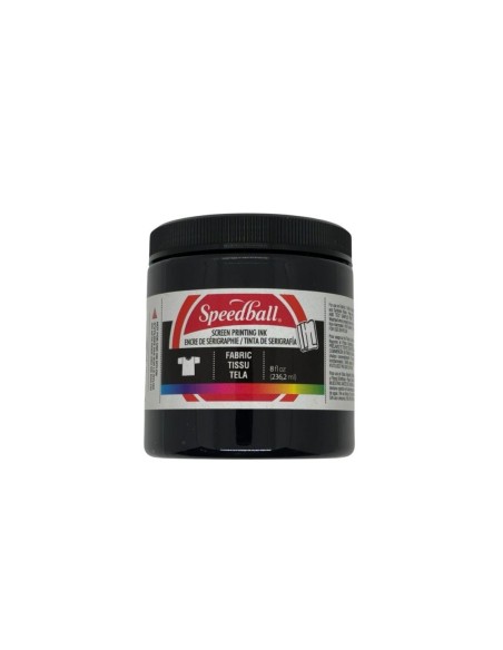 Tinta Serigrafía en Papel Acrílica Speedball 236 ml Negra