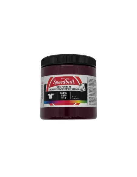 Tinta Serigrafía Speedball Textil 237 ml Burdeos