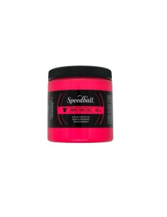 Tinta Serigrafía Speedball Textil 237 ml Rosa Fluorescente