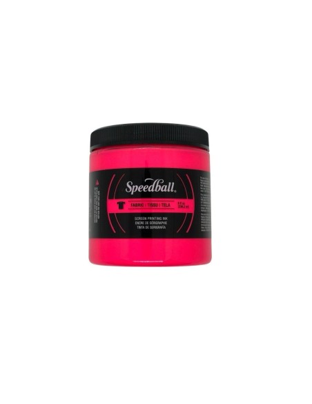 Tinta Serigrafía Speedball Textil 237 ml Rosa Fluorescente