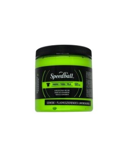 Tinta Serigrafía Speedball Textil 237 ml Verde Fluorescente