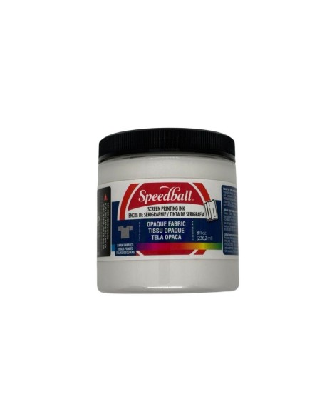 Tinta Serigrafía Speedball Textil 237 ml Blanca Opaca