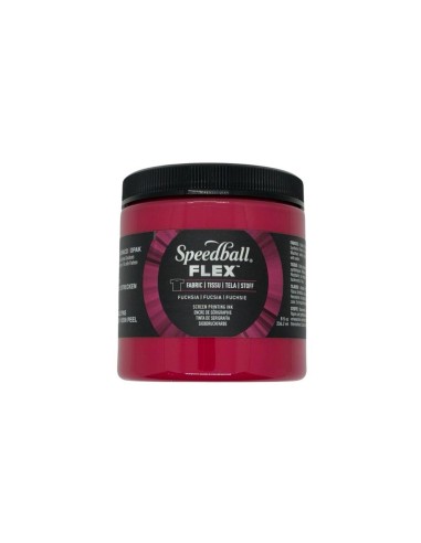 Tinta Serigrafía Speedball Textil 237 ml Telas Flexibles Fuchsia