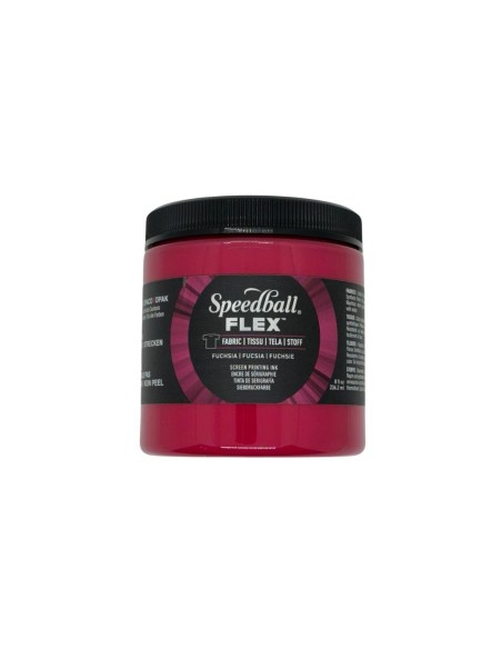 Tinta Serigrafía Speedball Textil 237 ml Telas Flexibles Fuchsia