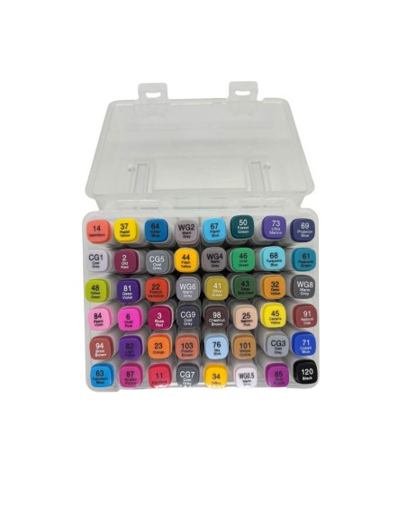 Caja Rotuladores Artis Decor Flow (Bisel 6 mm/Fino 1 mm) 48 colores