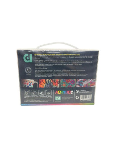 Caja Roruladores Artis Decor Acrílicos Go (4-5mm) 48 colores