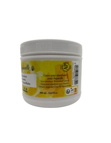Gesso Apresto Acuarela Absorbente 500 ml