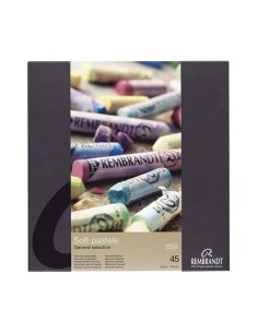 Caja Pasteles Rembrandt Largos 45 Unidades