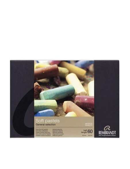 Caja Pasteles Rembrandt Medios 60 Unidades