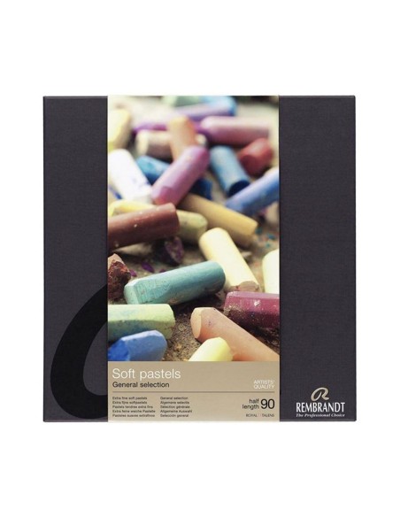 Caja Pasteles Rembrandt Medios 90 Unidades