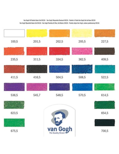 Caja Óleos Van Gogh Pastel 24 Unidades