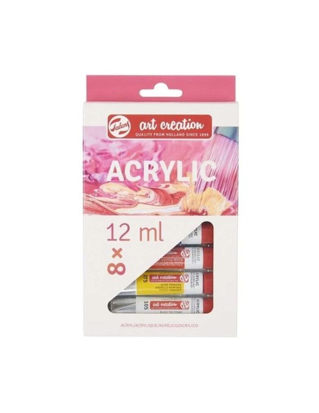 Caja Acrílicos Art Creation 12 ml 8 Unidades