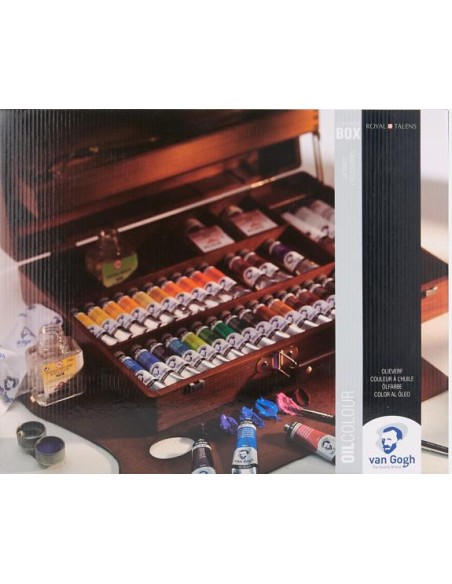 Caja Óleos Van Gogh Madera 20 ml 32 Unidades