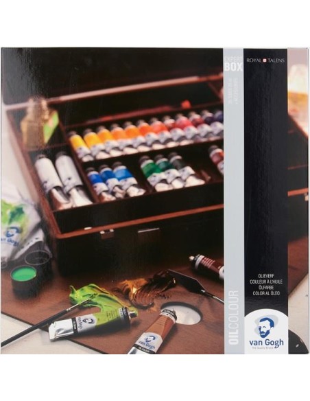 Caja Óleos Van Gogh Madera 20 ml 24 Unidades