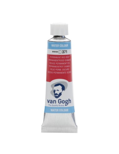 Acuarela Van Gogh Tubo 10 ml Rojo Permanente Oscuro Nº371