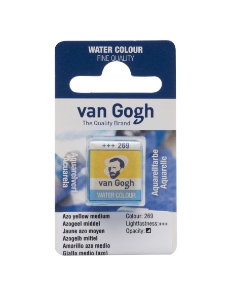 Acuarela Van Gogh 1/2 Godet Amarillo Azo Medio Nº269