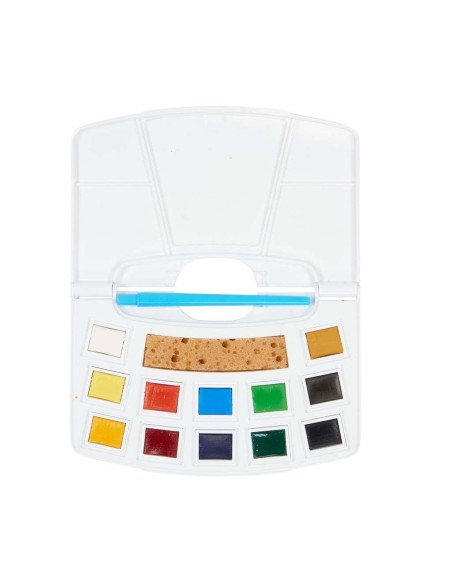 Caja Acuarelas Art Creation 1/2 Godet 12 Unidades