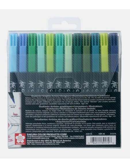 Caja Rotuladores Sakura Brush 48 Colores