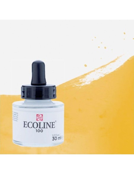 Acuarela Líquida Ecoline 30 ml Oro Ocre