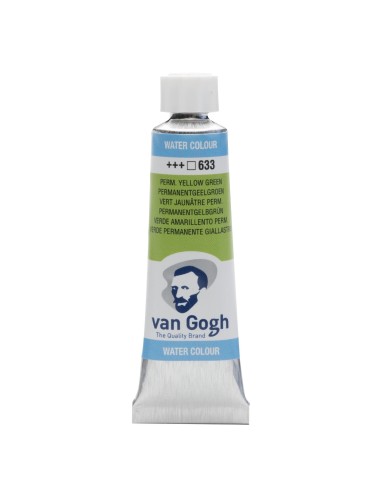 Acuarela Van Gogh Tubo 10 ml Verde Amarillo Permanente Nº633