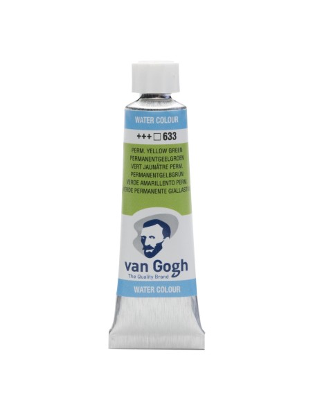 Acuarela Van Gogh Tubo 10 ml Verde Amarillo Permanente Nº633