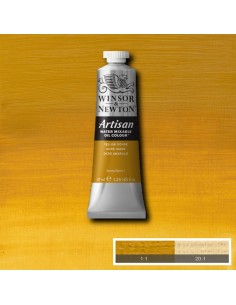 Óleo W&N Artisan al Agua 37 ml Ocre Amarillo Nº744