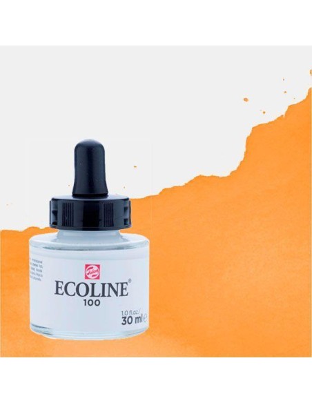 Acuarela Líquida Ecoline 30 ml Anaranjado Claro