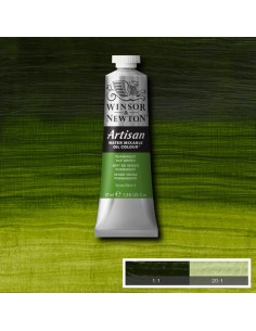 Óleo W&N Artisan al Agua 37 ml Verde Vejiga Permanente Nº503