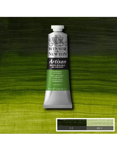 Óleo W&N Artisan al Agua 37 ml Verde Vejiga...