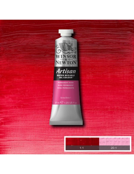 Óleo W&N Artisan al Agua 37 ml Rosa Permanente Nº502