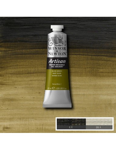 Óleo W&N Artisan al Agua 37 ml Verde Oliva Nº447