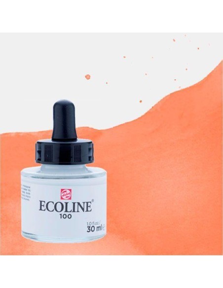 Acuarela Líquida Ecoline 30 ml Anaranjado Oscuro