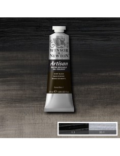 Óleo W&N Artisan al Agua 37 ml Negro de Marfil Nº331