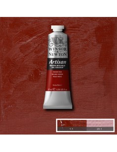 Óleo W&N Artisan al Agua 37 ml Rojo Indio Nº317