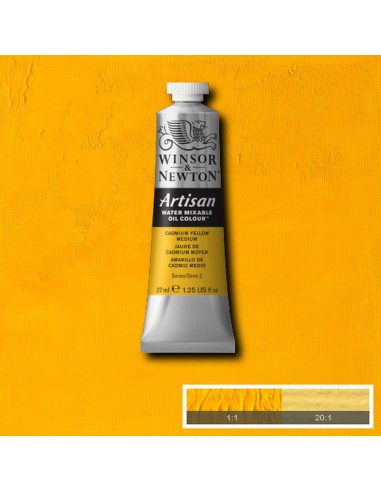 Óleo W&N Artisan al Agua 37 ml Tono Amarillo de...