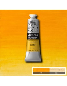 Óleo W&N Artisan al Agua 37 ml Tono Amarillo de Cadmio Nº109