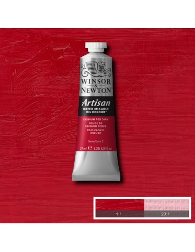 Óleo W&N Artisan al Agua 37 ml Rojo Cadmio...