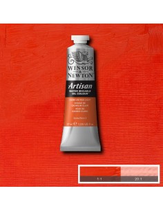 Óleo W&N Artisan al Agua 37 ml Rojo de Cadmio Claro Nº100