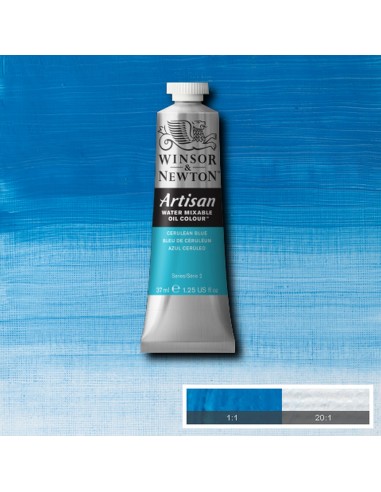 Óleo W&N Artisan al Agua 37 ml Azul Cerúleo Nº137