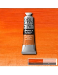 Óleo W&N Artisan al Agua 37 ml Tono de Cadmio Naranja Nº90