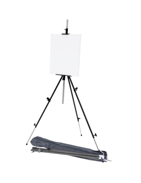 Caballete Phoenix Campaña Metal Negro/Rojo