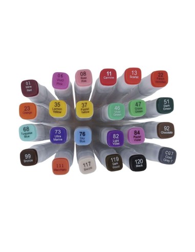 Caja Rotuladores Artis Decor Twin Brush 24 Unidades