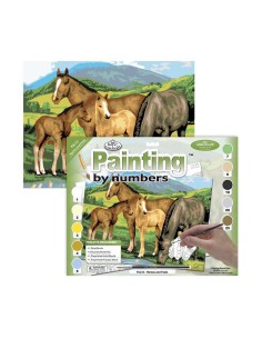 Set Pintar Michel por Números Caballos (Pack de 3)