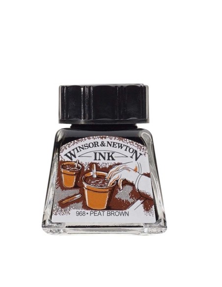 Tinta Dibujo W&N 14 ml Pardo Nogal