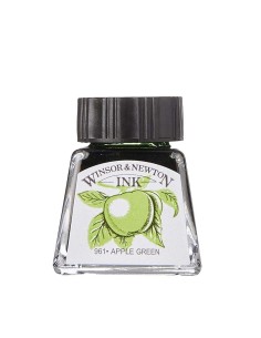 Tinta Dibujo W&N 14 ml Verde Manzana