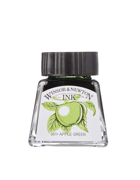 Tinta Dibujo W&N 14 ml Verde Manzana